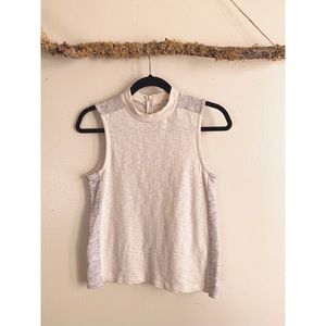 Madewell Colorblock Mockneck Tank